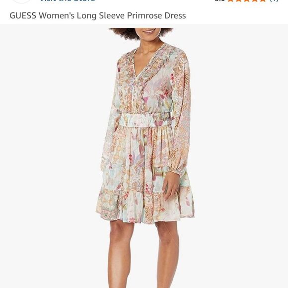 Guess Floral Midi Dress - Multicolor - Picture 10 of 13